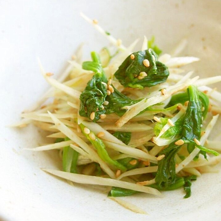 ごぼう・ほうれん草のナムル♪簡単&時短♪